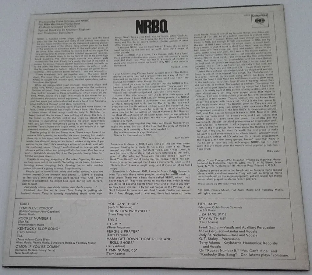 NRBQ, NRBQ Image 1++